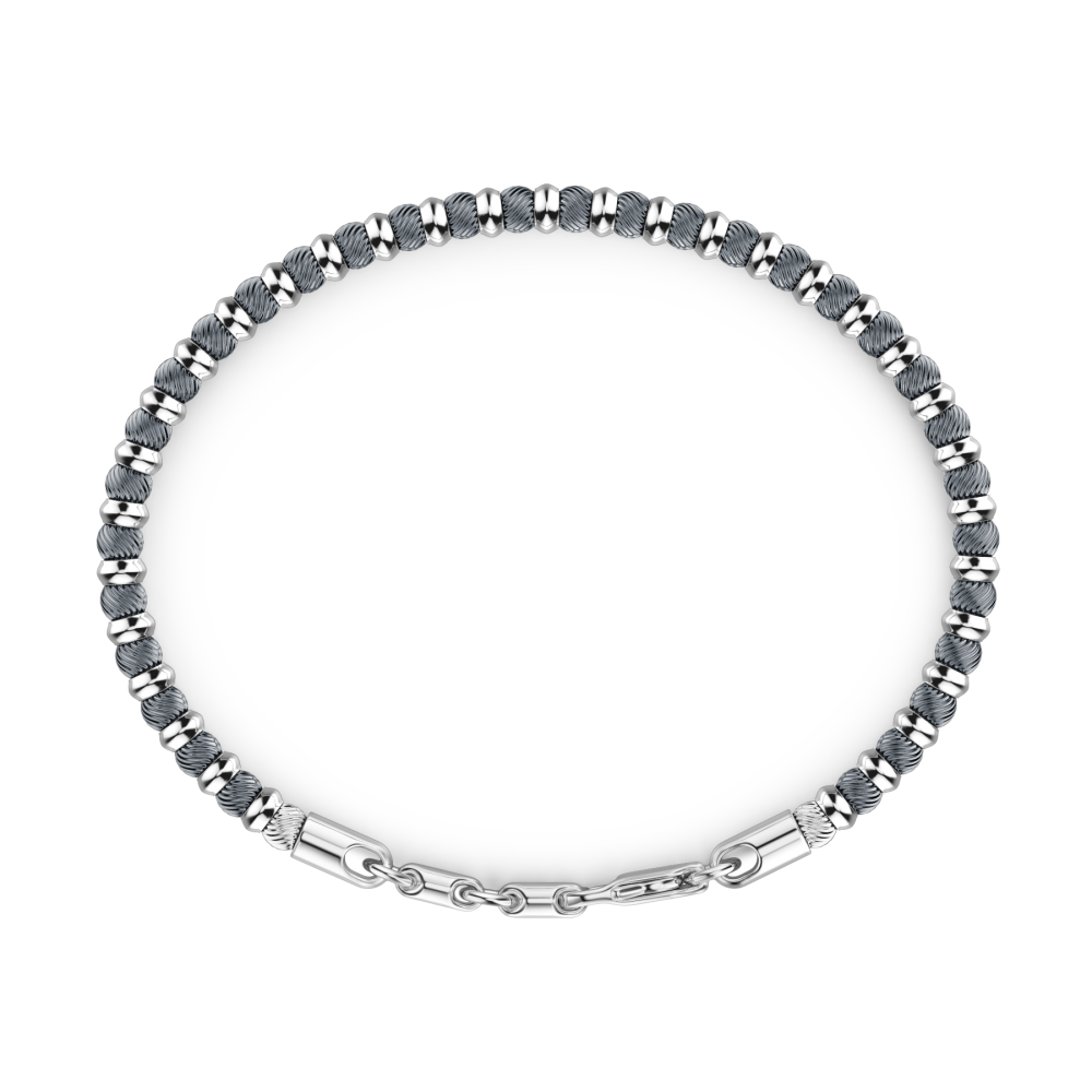 Zancan Bracciale Zancan Morbido In Argento A Sfere