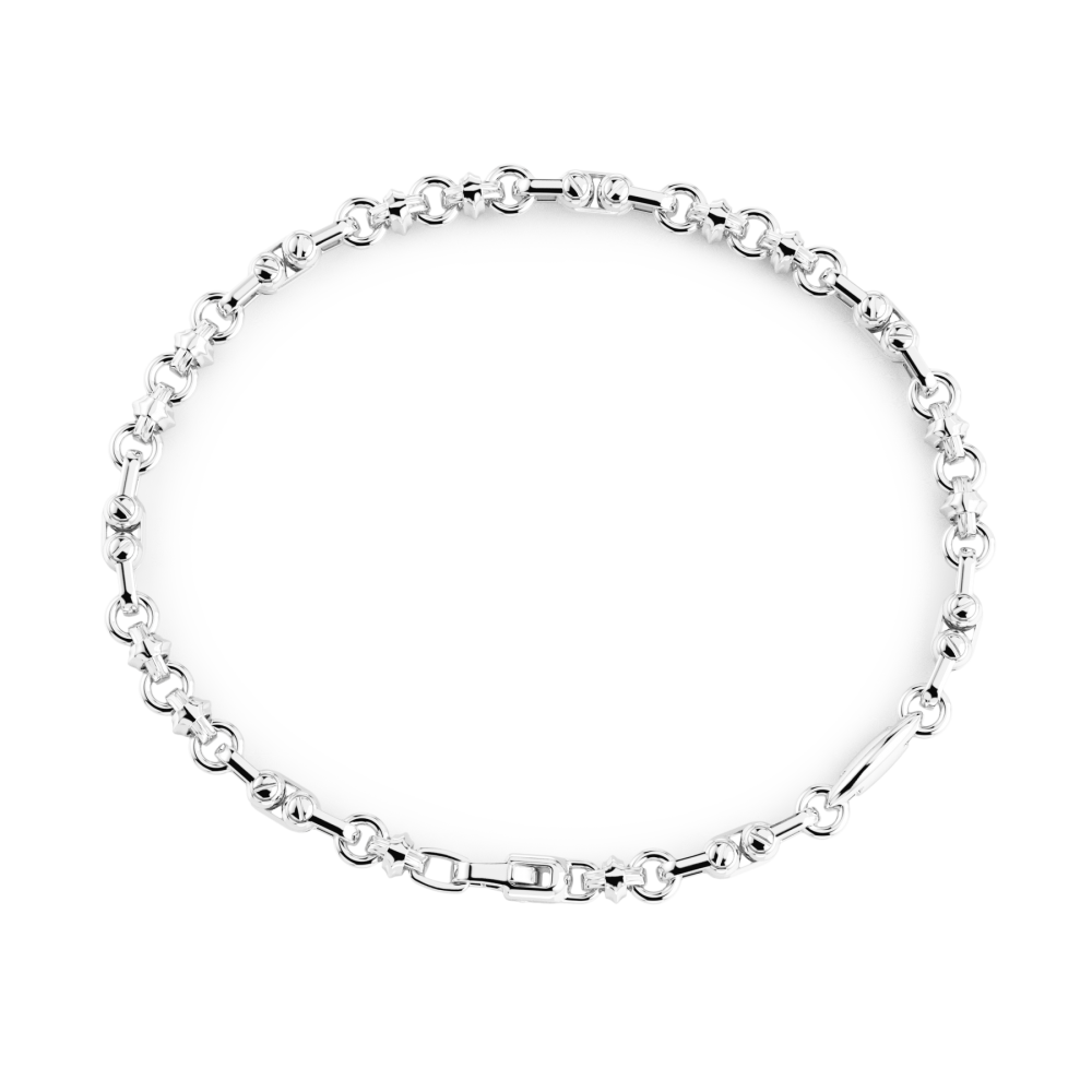 Zancan Bracciale Zancan Solo Maglia In Argento