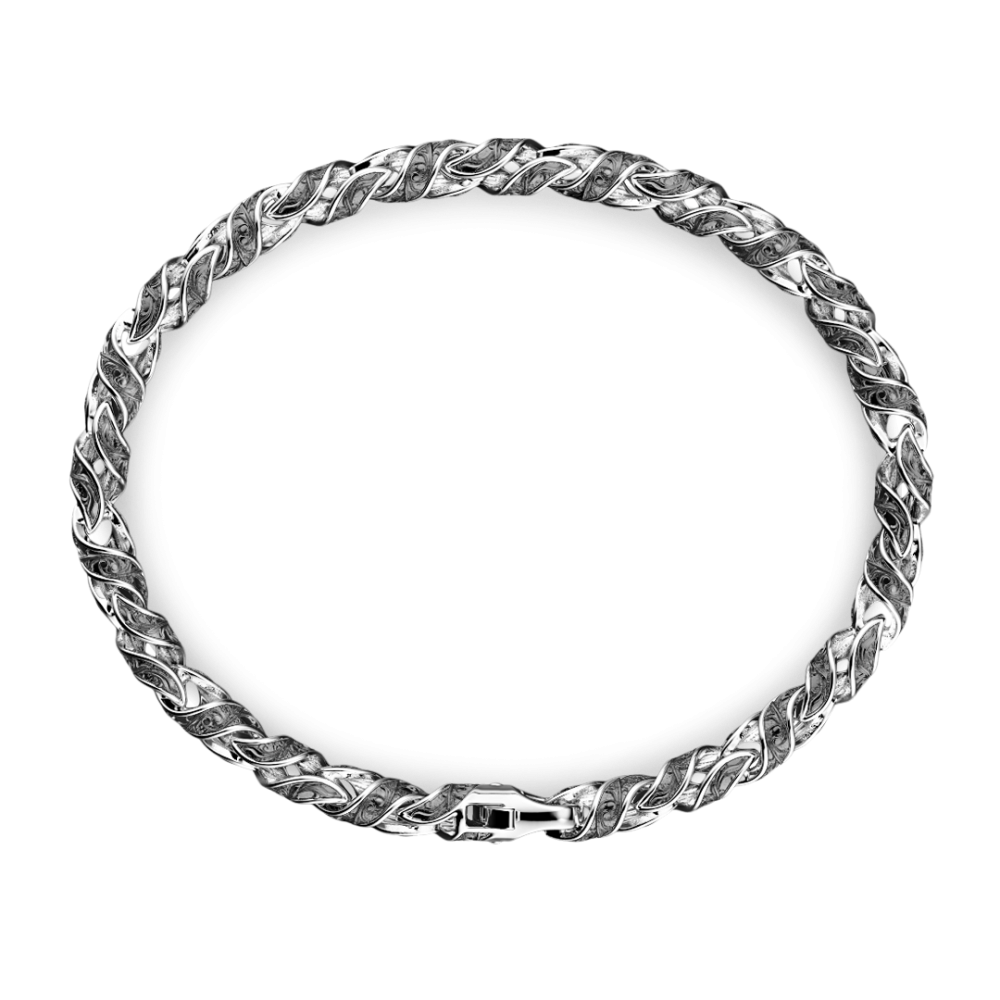 Zancan Bracciale Zancan Solo Maglia In Argento