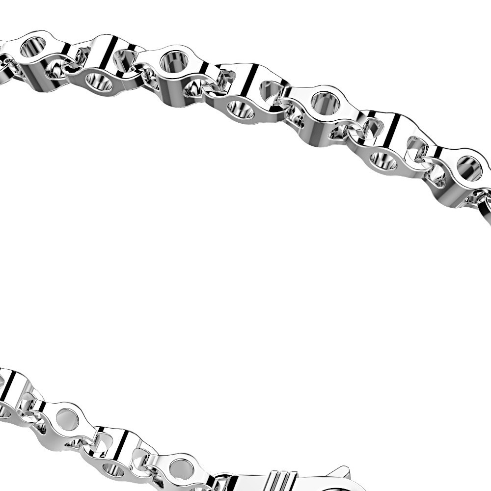 Zancan Bracciale Zancan Solo Maglia In Argento