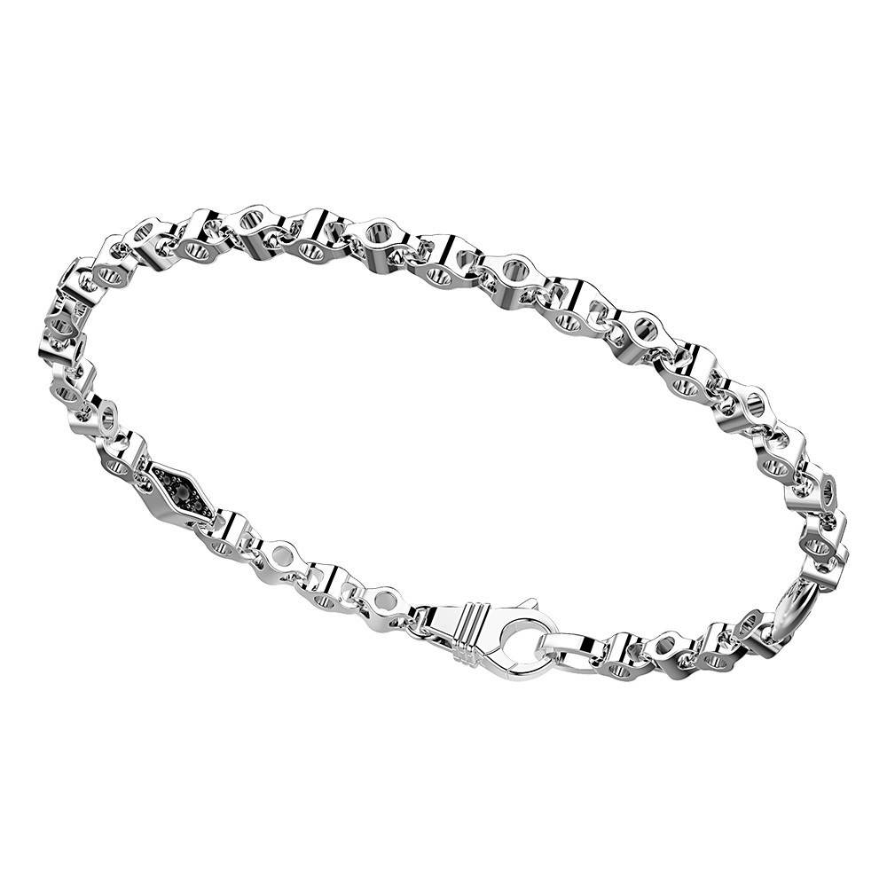 Zancan Bracciale Zancan solo maglia in argento