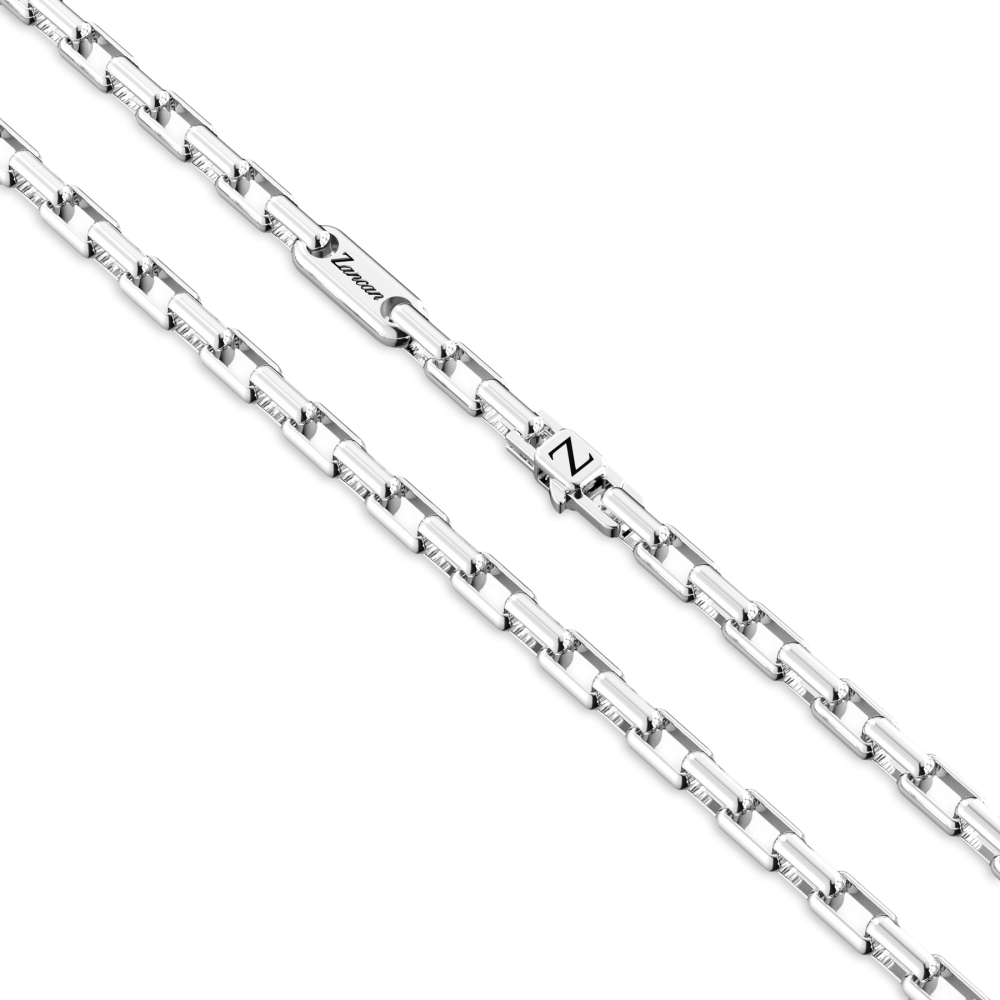 Zancan Collana A Catena Zancan In Argento