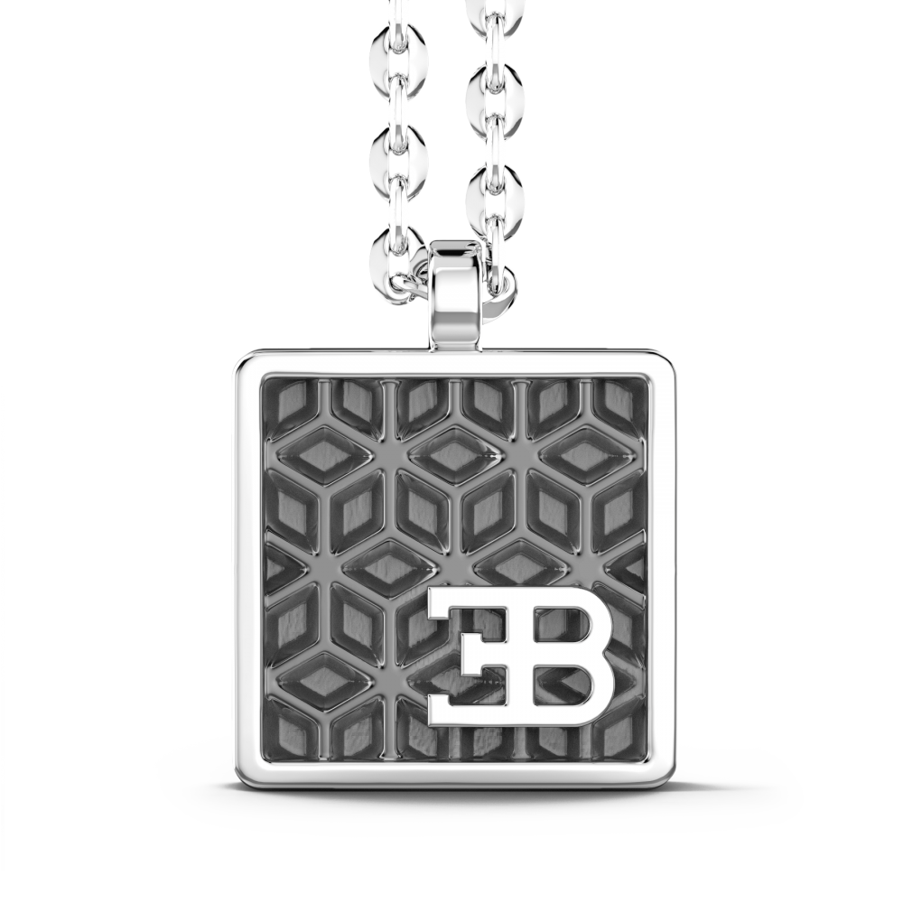 Zancan Collana Bugatti con targa in argento