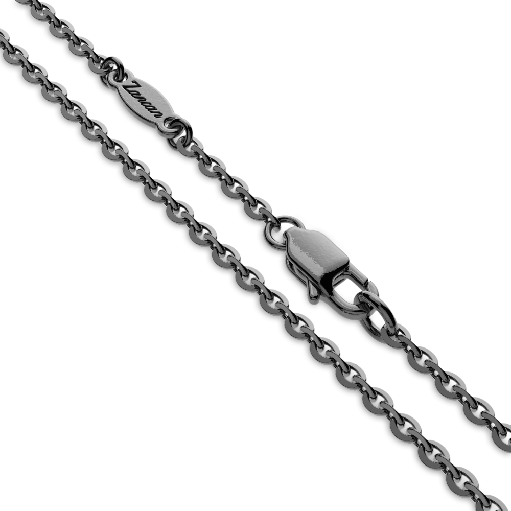 Zancan Collana In Argento Con Croce E Nodo Piccolo