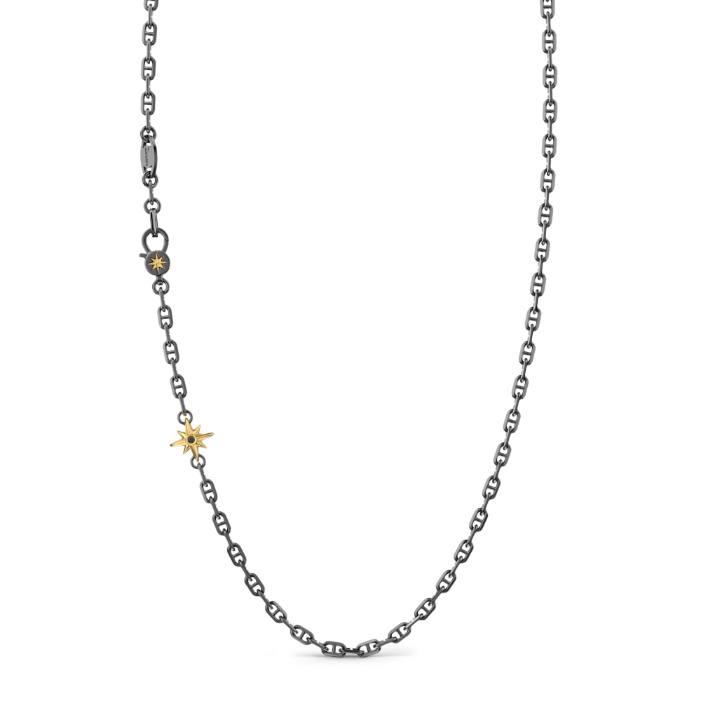 Zancan Collana in argento con rosa dei venti