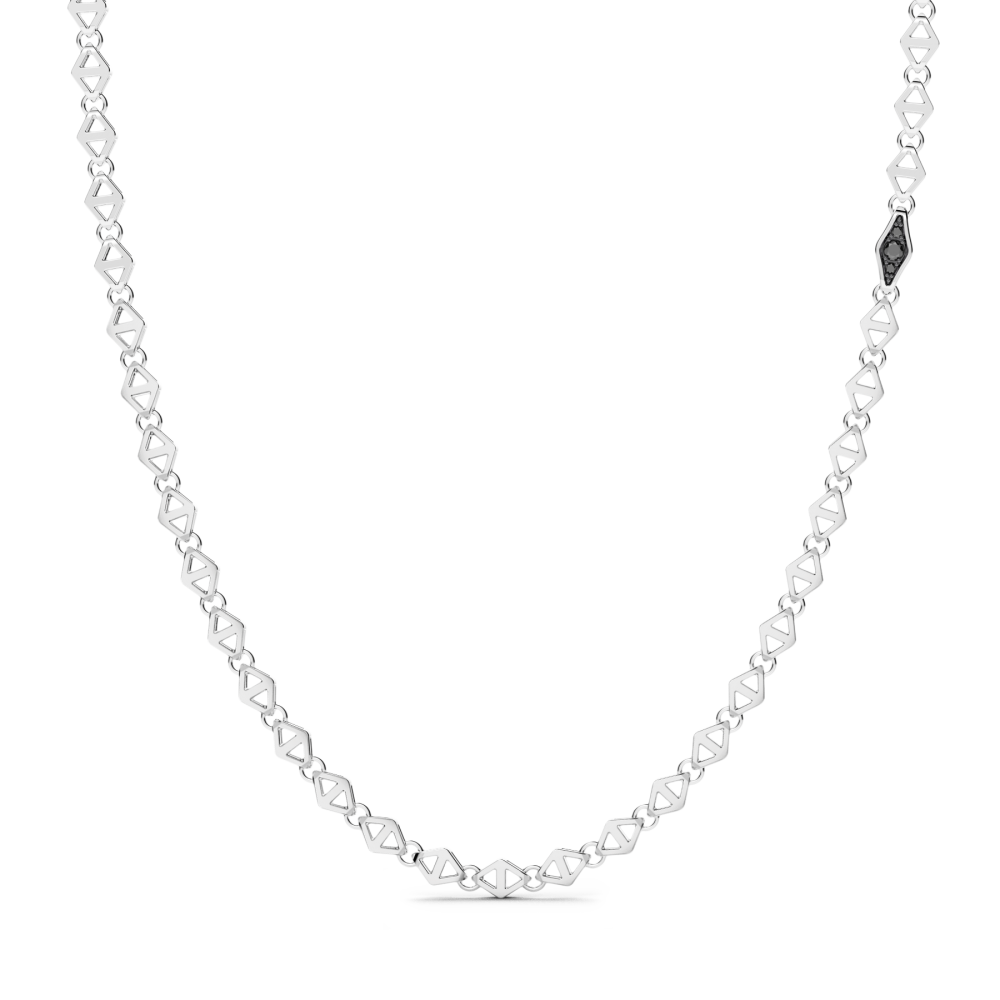 Zancan Collana Solo Maglia Zancan In Argento