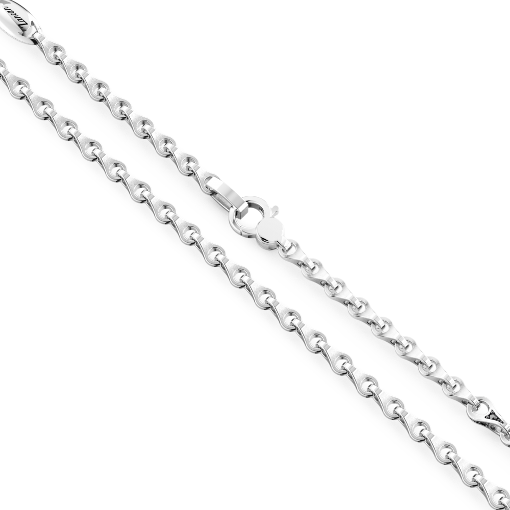 Zancan Collana Solo Maglia Zancan In Argento