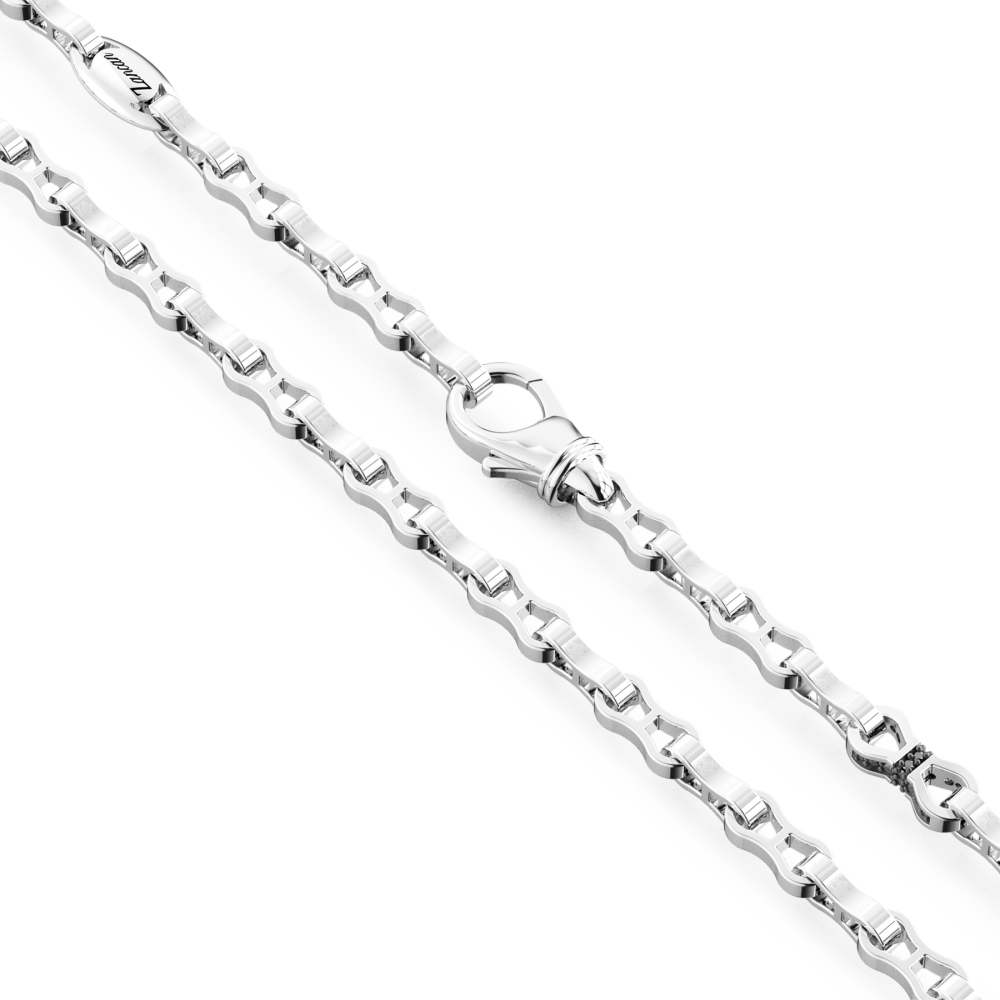 Zancan Collana Solo Maglia Zancan In Argento