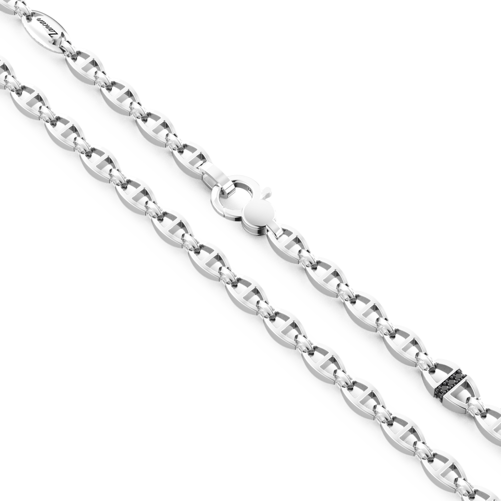 Zancan Collana Solo Maglia Zancan In Argento