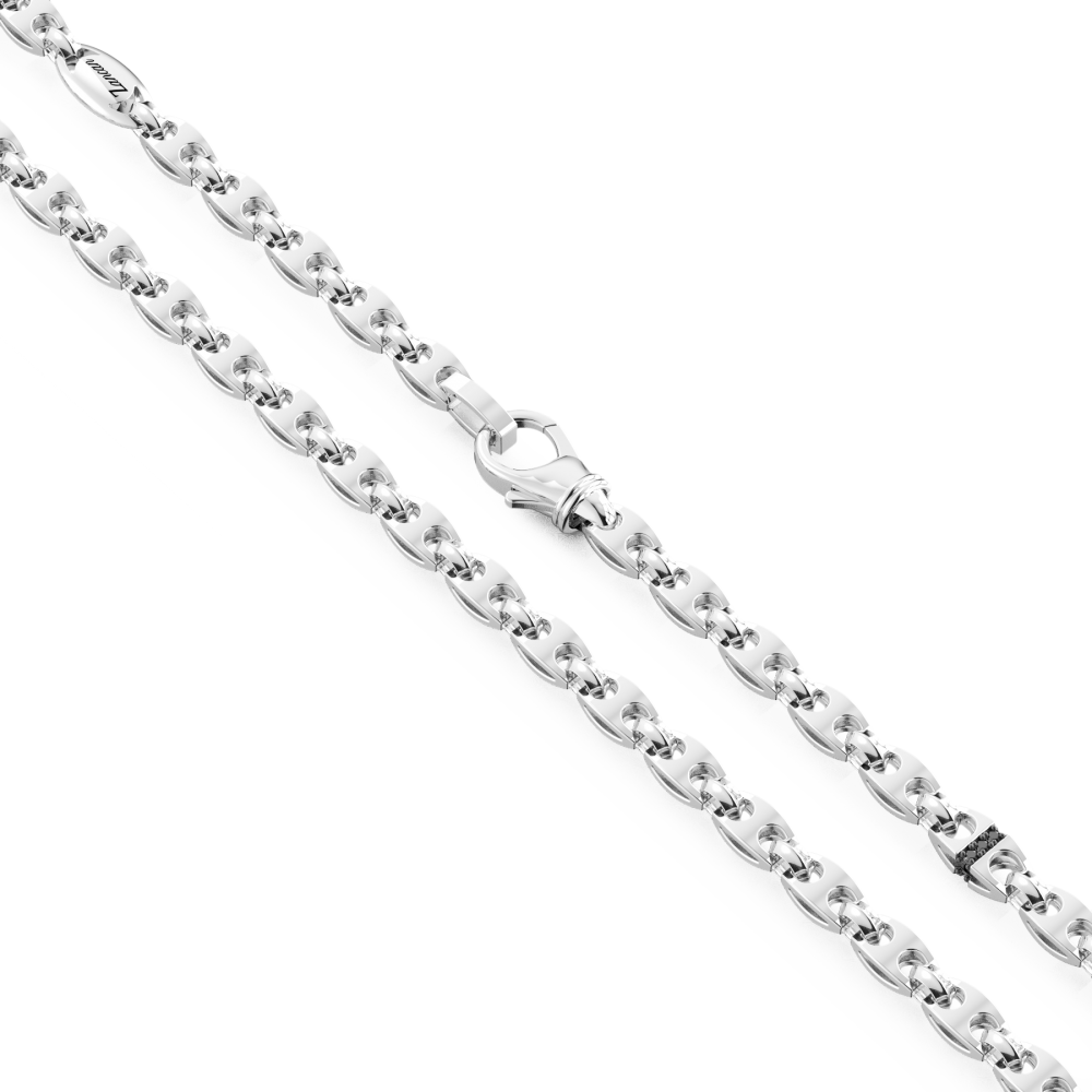 Zancan Collana Solo Maglia Zancan In Argento