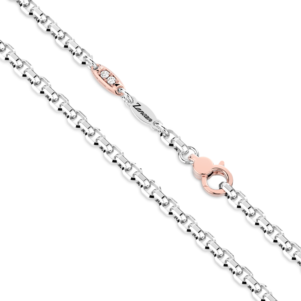 Zancan Collana Solo Maglia Zancan In Oro 18kt