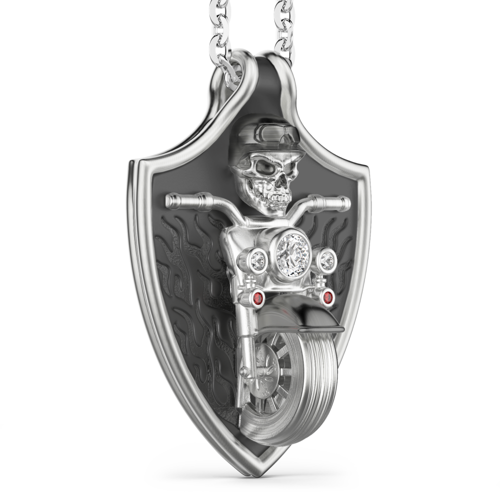 Zancan Collana Zancan Biker In Argento