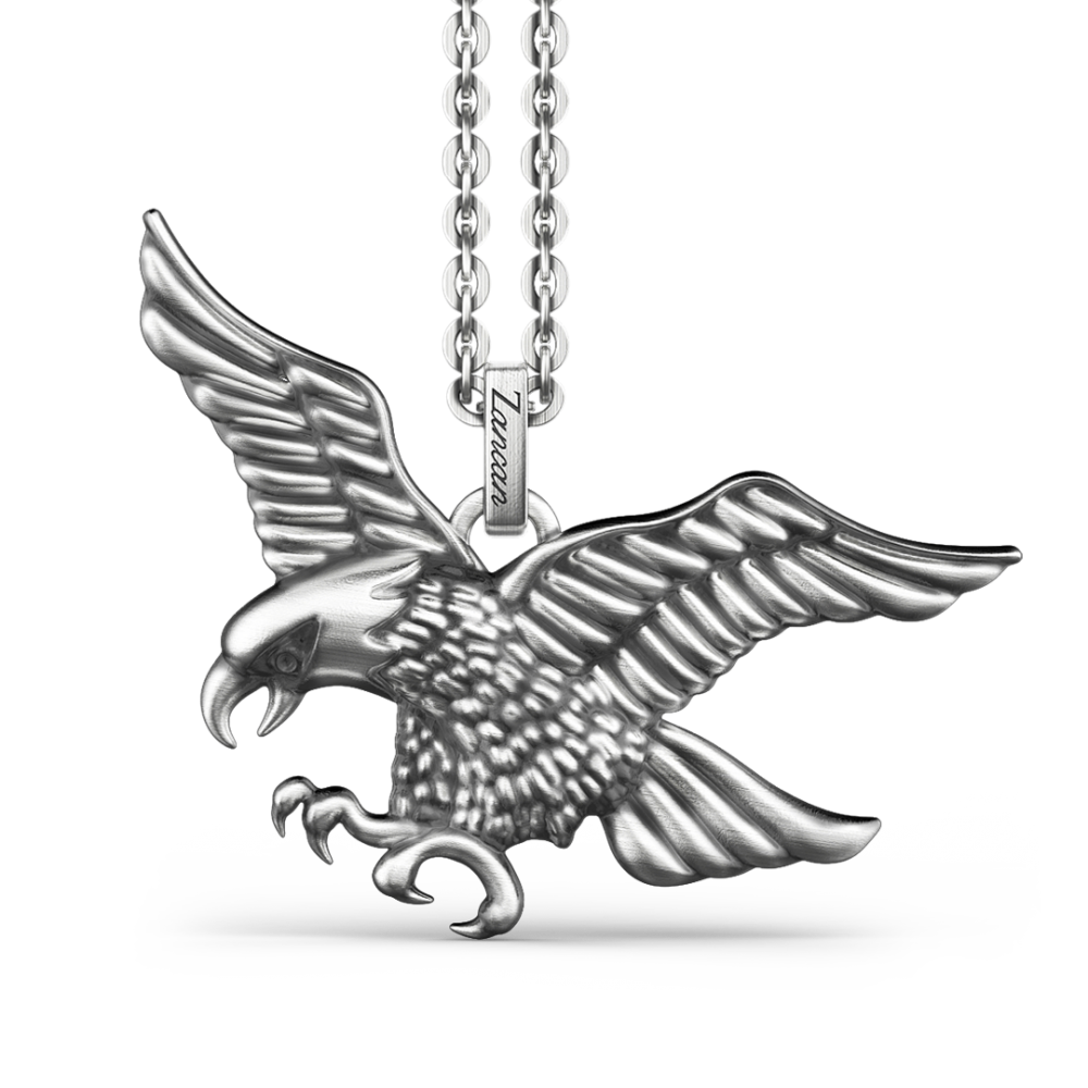 Zancan Collana Zancan in argento con aquila