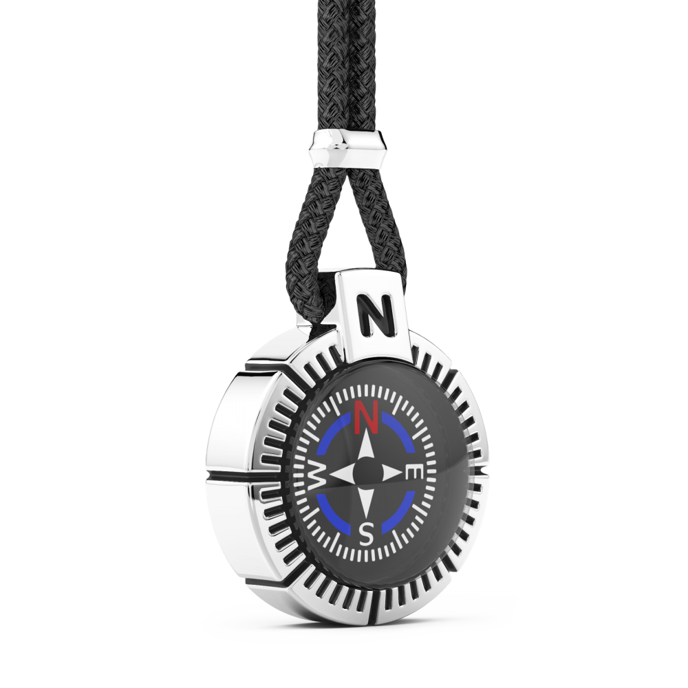 Zancan Collana Zancan In Argento Con Bussola