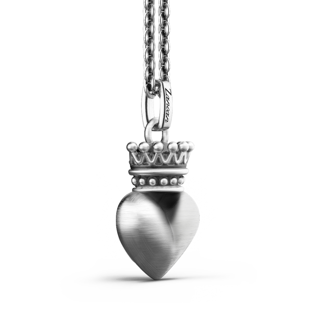 Zancan Collana Zancan In Argento Con Cuore