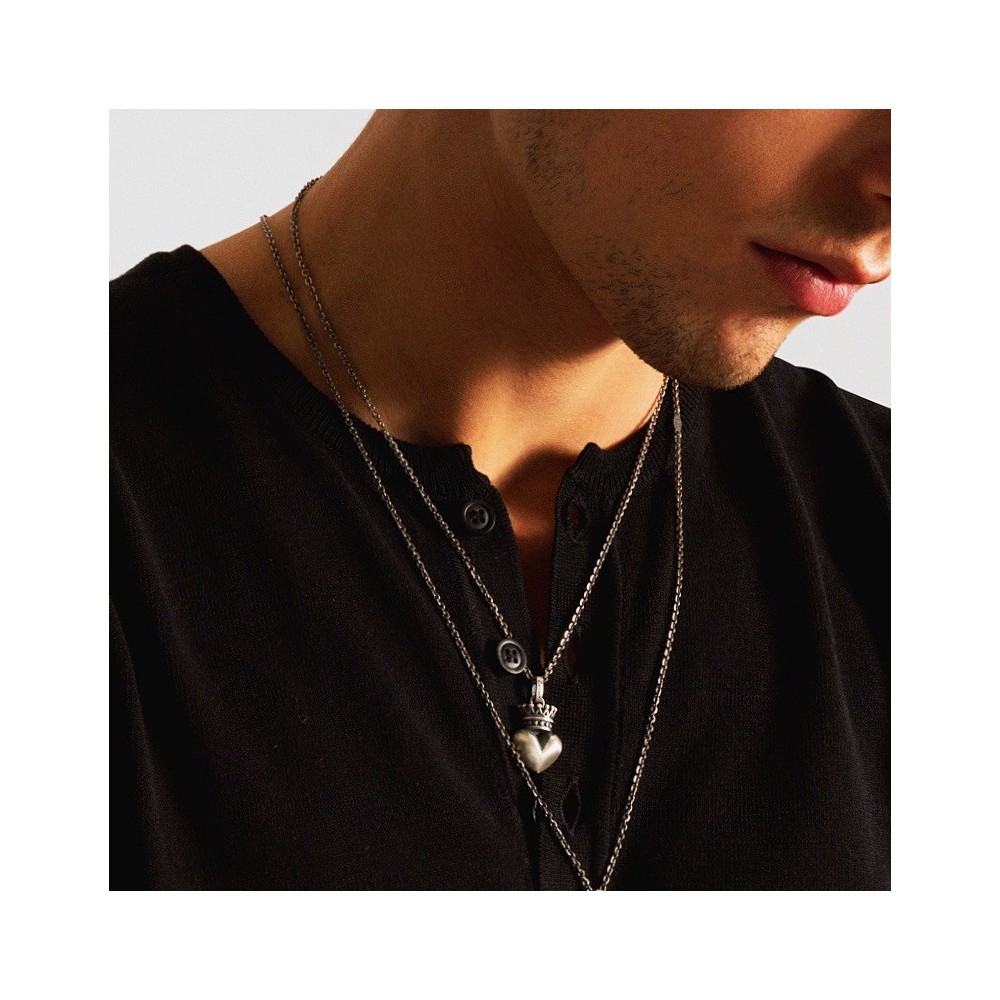 Zancan Collana Zancan In Argento Con Cuore