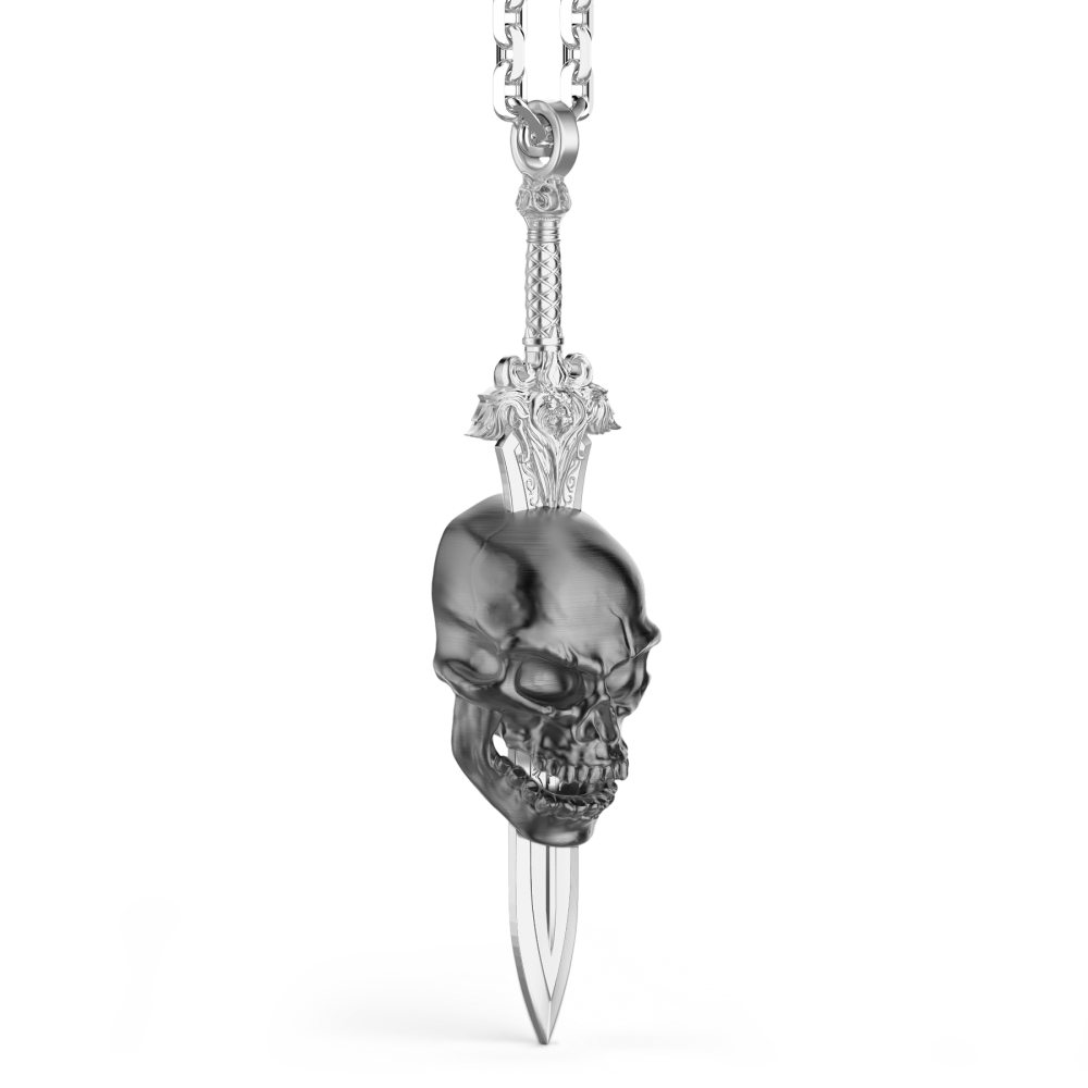 Zancan Collana Zancan In Argento Con Teschio