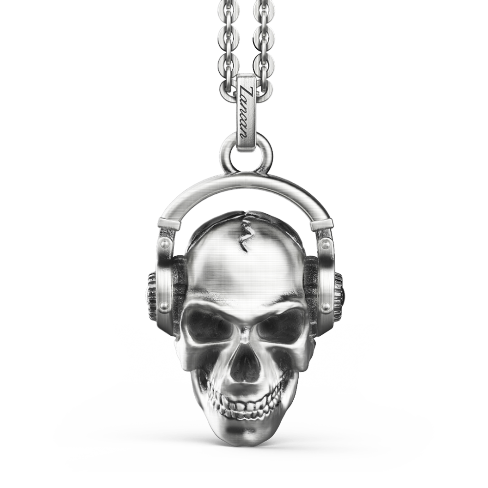Zancan Collana Zancan in argento con teschio