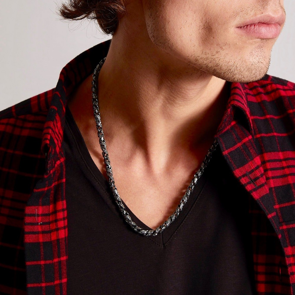 Zancan Collana Zancan In Argento Solo Maglia