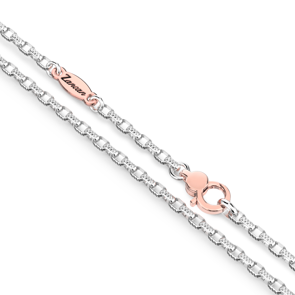 Zancan Collana Zancan In Oro 18k Con Diamanti Neri