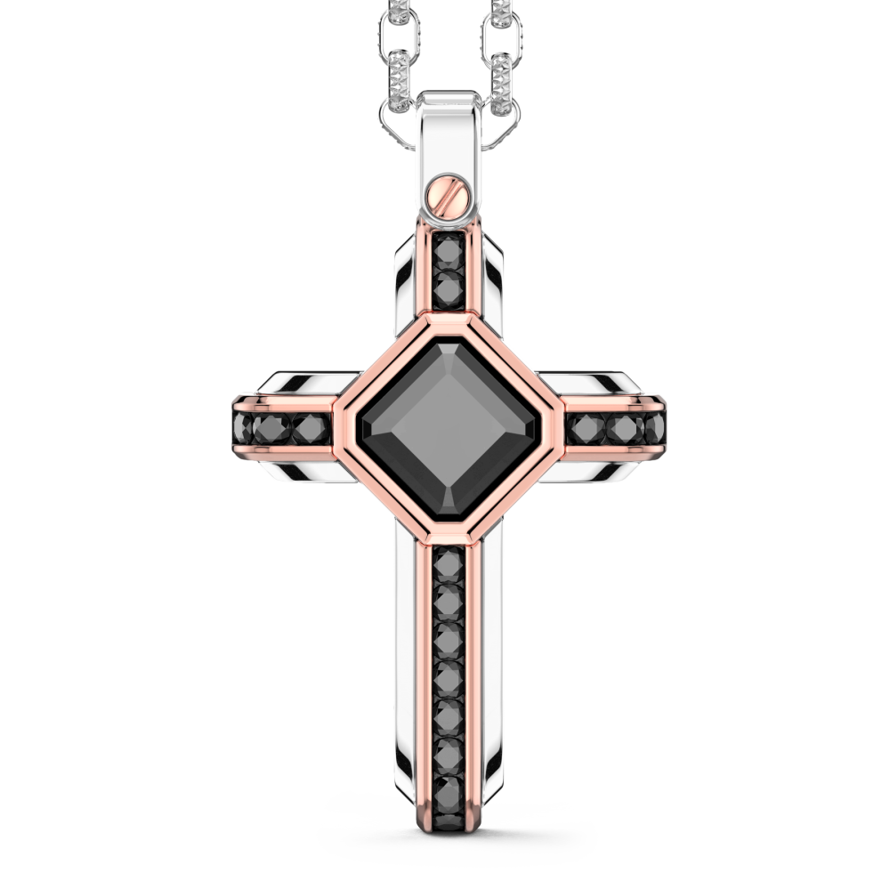 Zancan Collana Zancan in oro 18k con diamanti neri