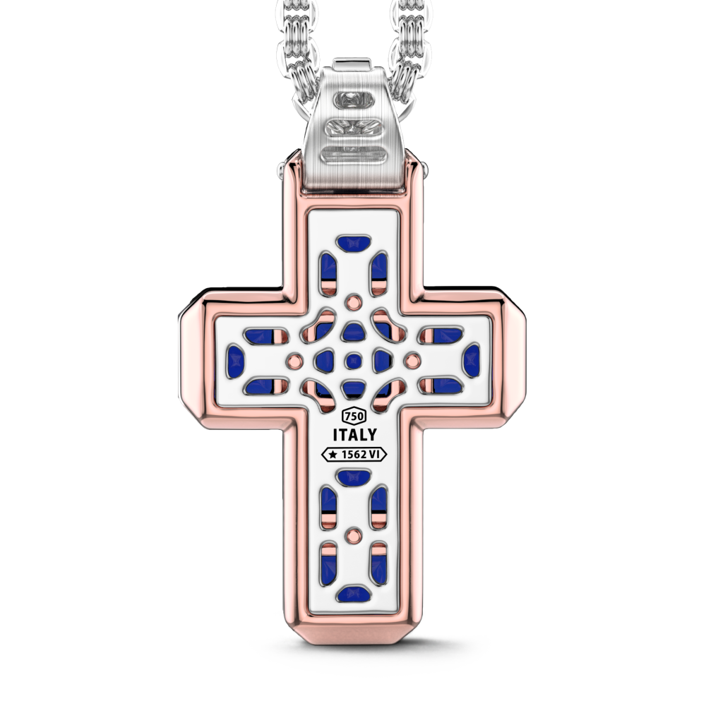 Zancan Collana Zancan In Oro 18k Con Zaffiri Blu