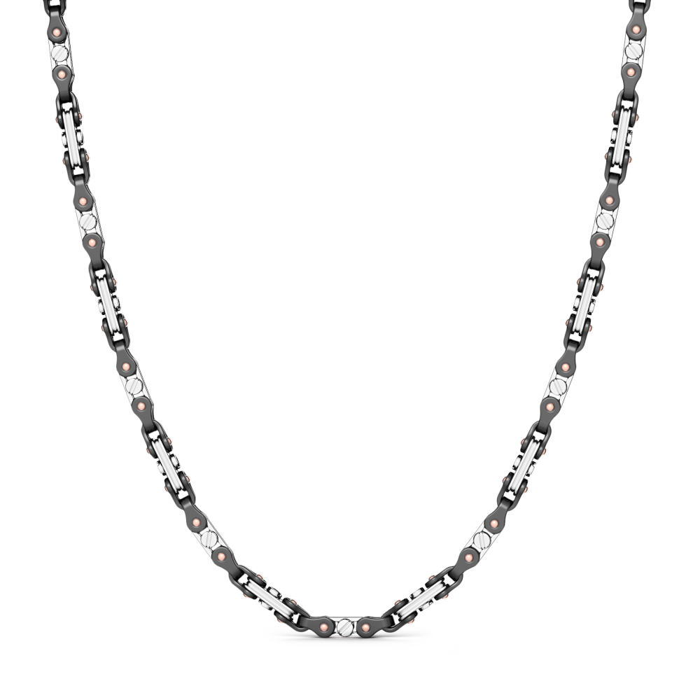 Zancan Collana Zancan in oro 18kt e ceramica nera