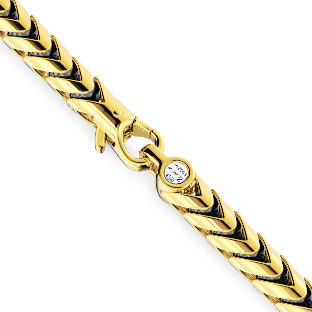 Zancan Collana Zancan In Oro 18kt E Ceramica Nera