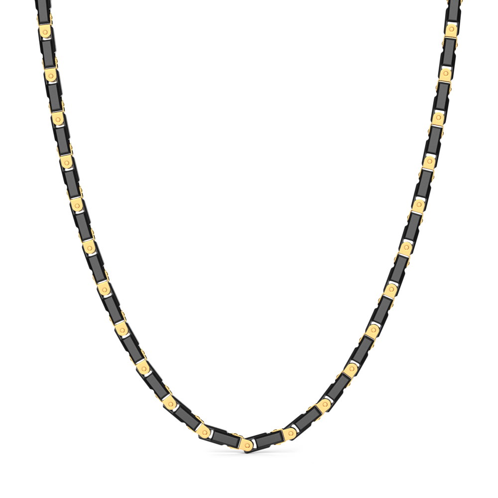 Zancan Collana Zancan in oro 18kt e ceramica nera