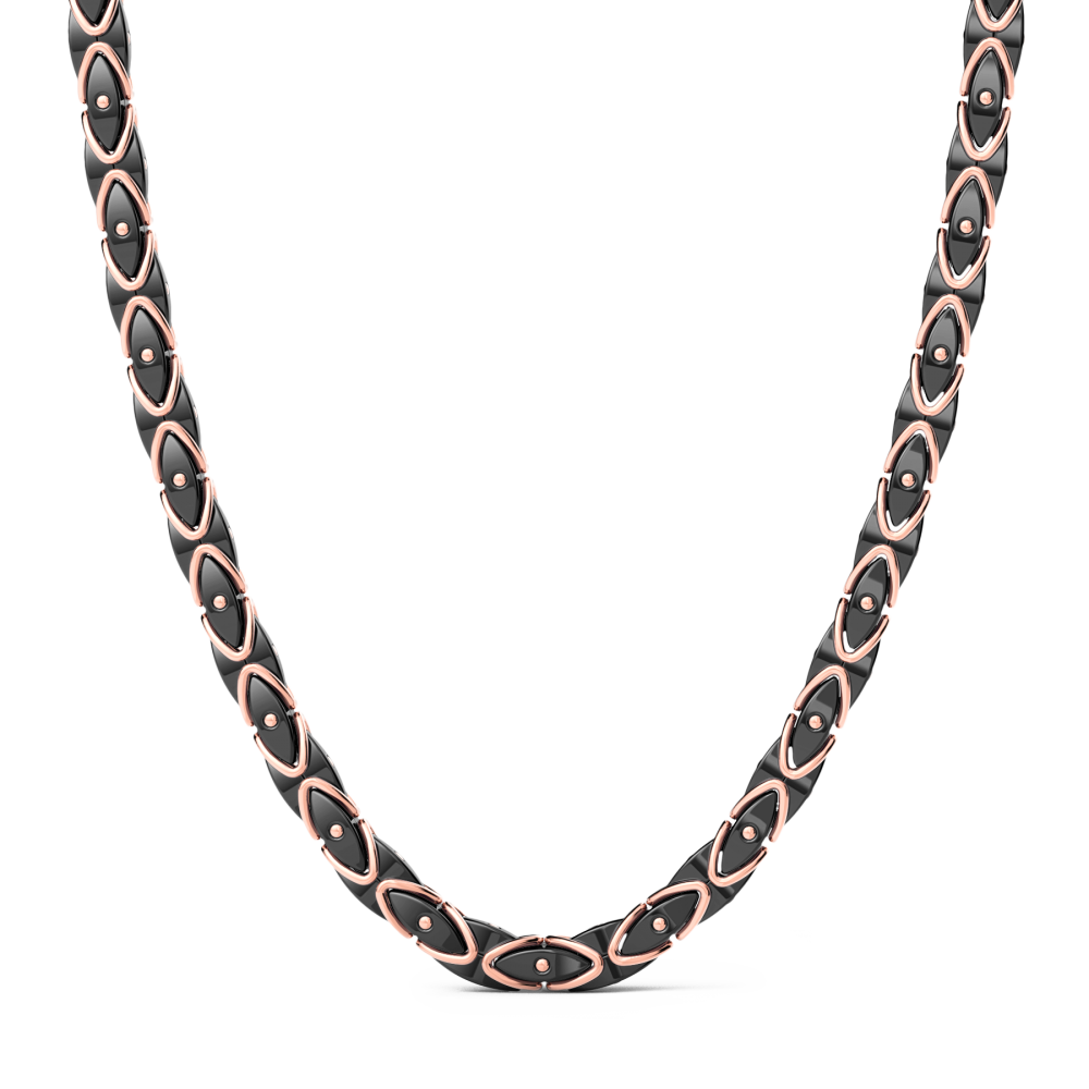 Zancan Collana Zancan in oro 18kt e ceramica nera