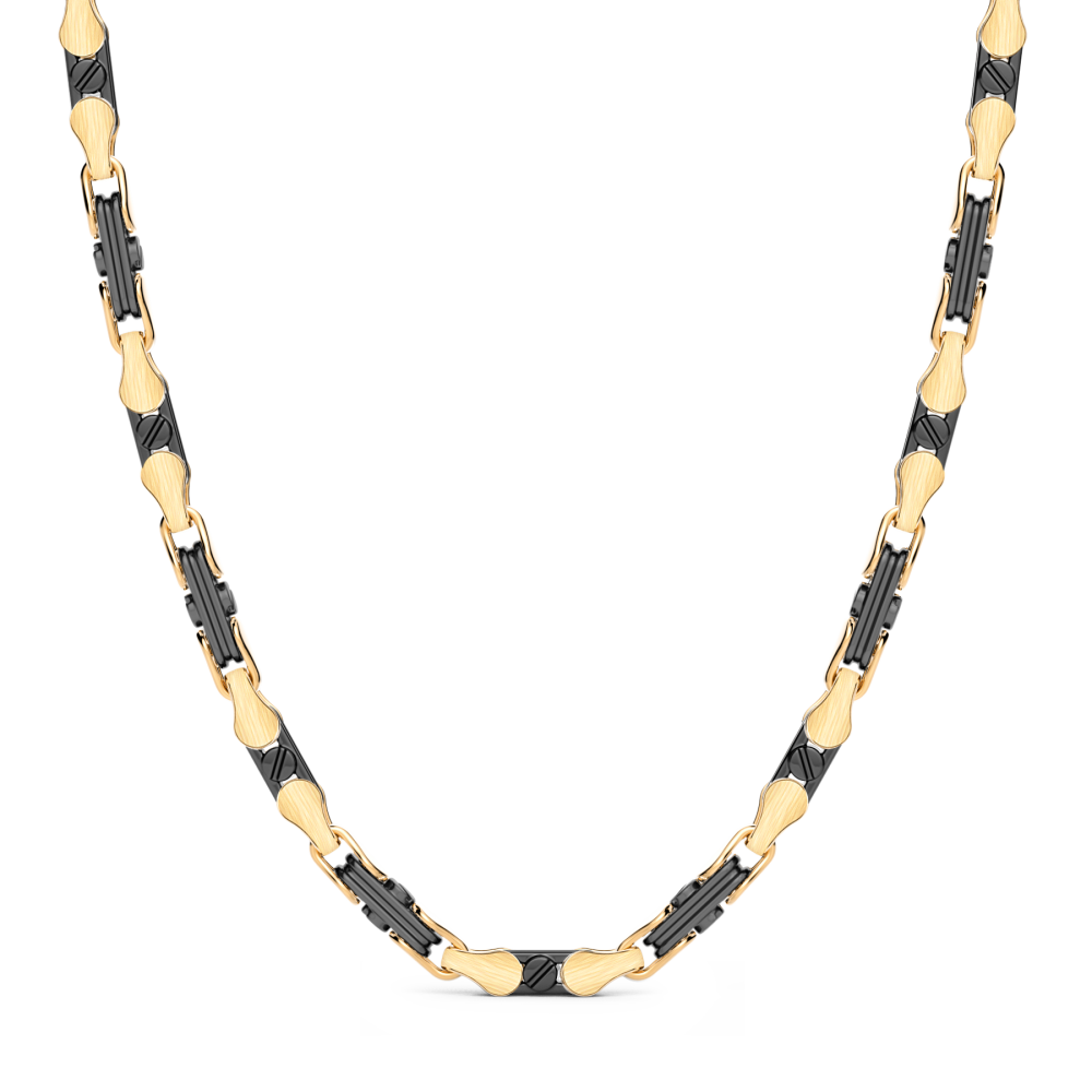 Zancan Collana Zancan in oro 18kt e ceramica nera