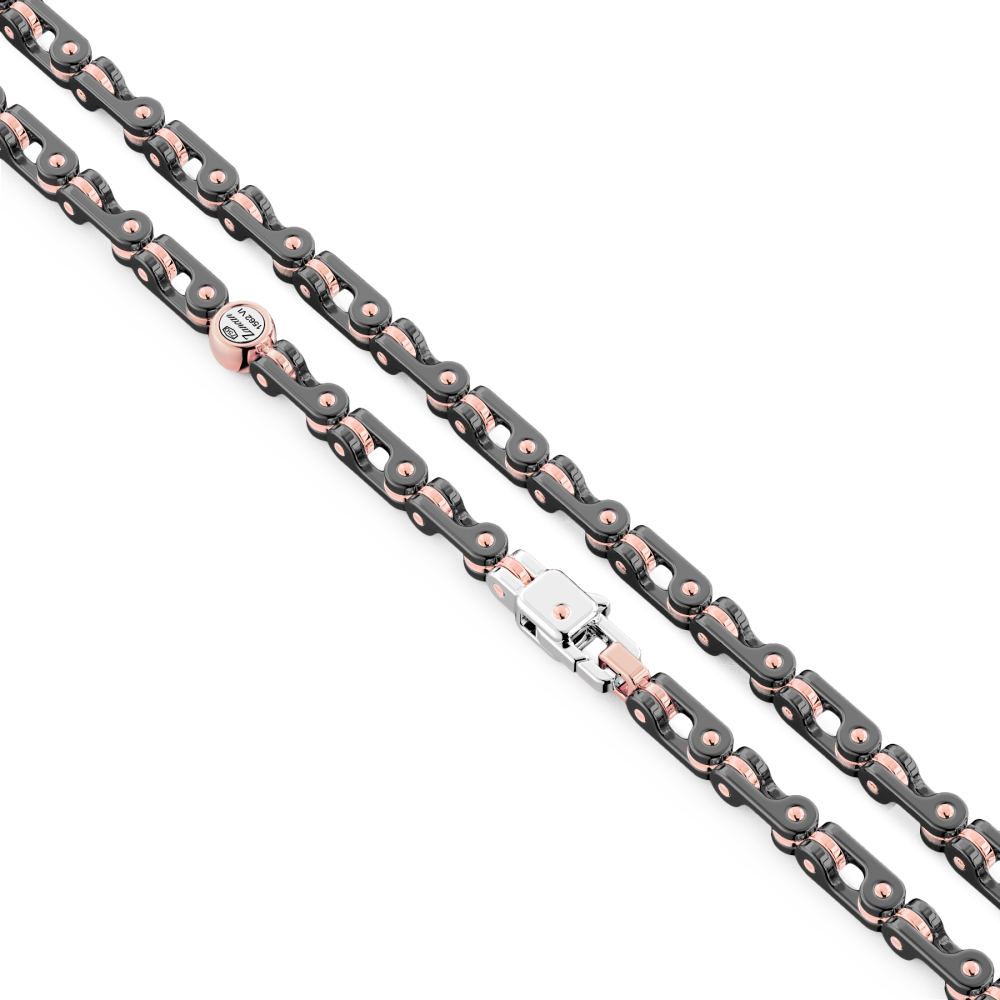 Zancan Collana Zancan In Oro 18kt E Ceramica Nera