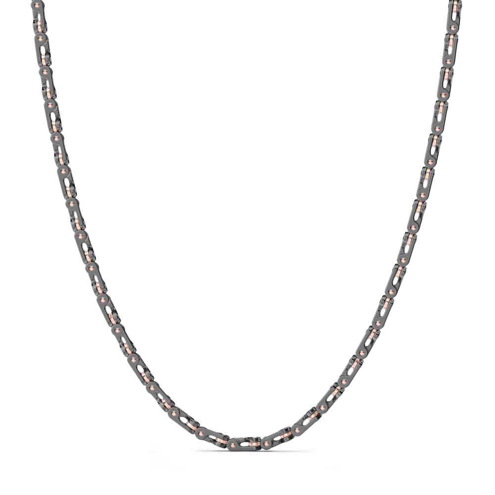 Zancan Collana Zancan in oro 18kt e ceramica nera