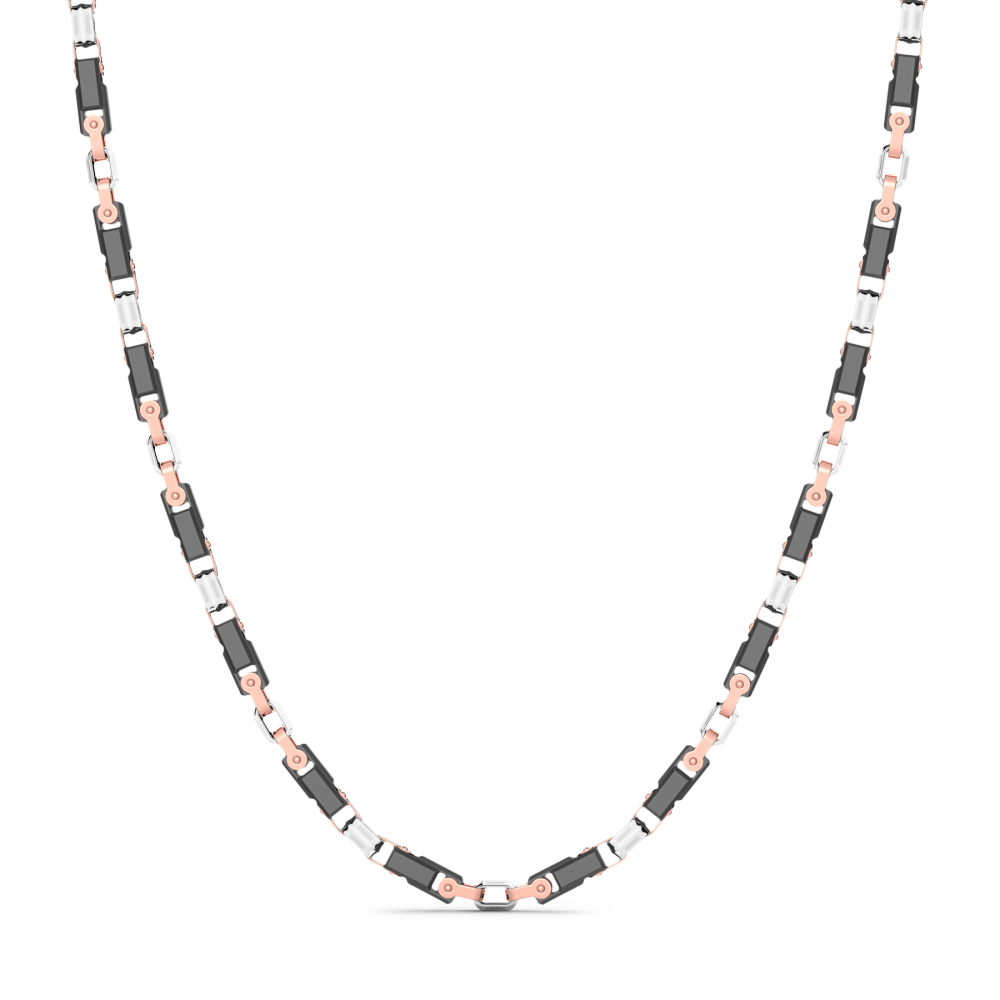 Zancan Collana Zancan in oro 18kt e ceramica nera