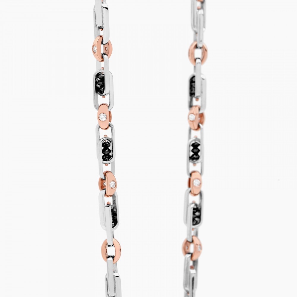 Zancan Collana Zancan In Oro Bianco Con Diamanti