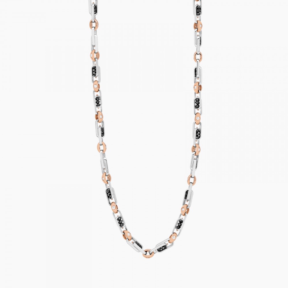 Zancan Collana Zancan in oro bianco con diamanti