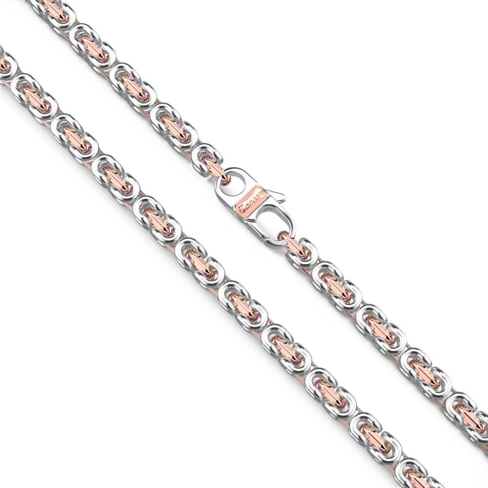 Zancan Collana Zancan In Oro Rosa 18k E Argento