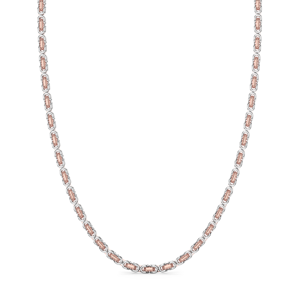 Zancan Collana Zancan in oro rosa 18k e argento