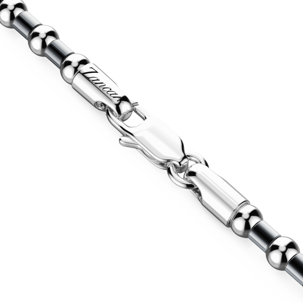 Zancan Collana Zancan Morbida In Argento A Sfere