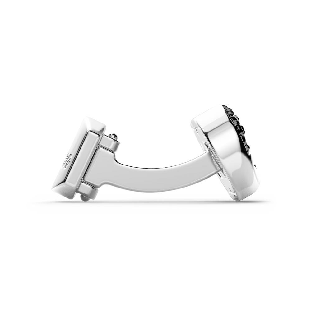 Zancan Gemelli Zancan In Argento Con Pietre Nere