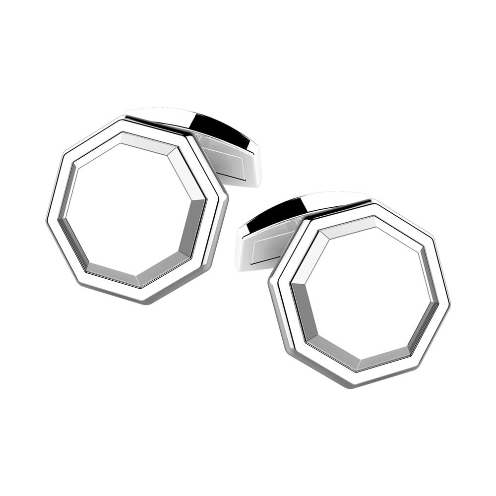 Zancan Gemelli Zancan in argento ottagonali