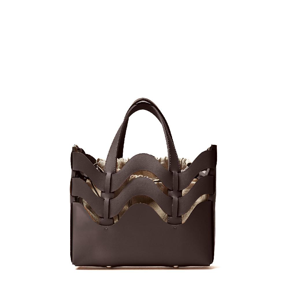 Zanellato BORSA DUNE SMALL IN PELLE RIGENERATA BROWN WENGHE | Zanellato