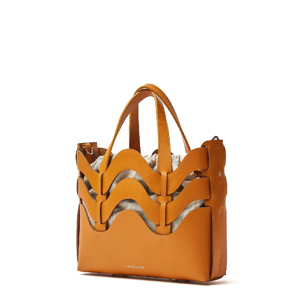 Zanellato BORSA DUNE SMALL IN PELLE RIGENERATA ORANGE ARANCETO | Zanellato