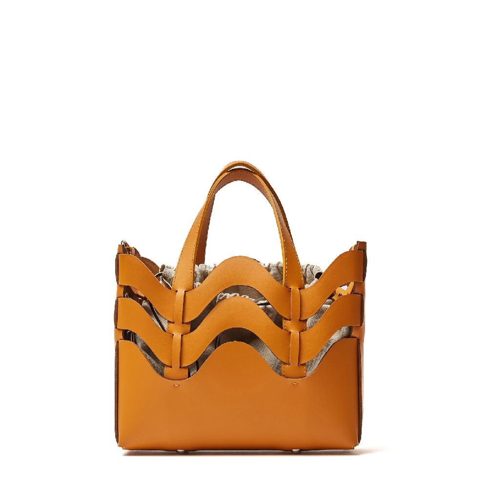 Zanellato BORSA DUNE SMALL IN PELLE RIGENERATA ORANGE ARANCETO | Zanellato