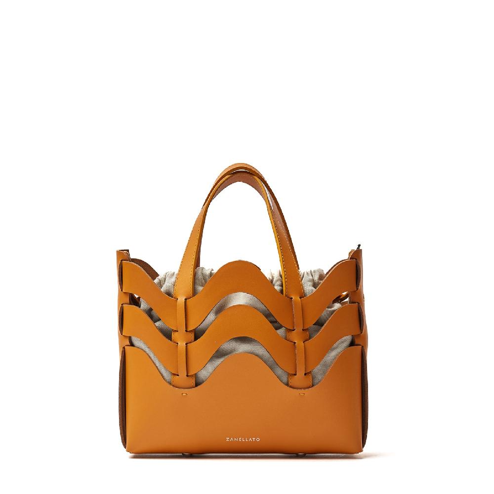 Zanellato BORSA DUNE SMALL IN PELLE RIGENERATA ORANGE ARANCETO | Zanellato