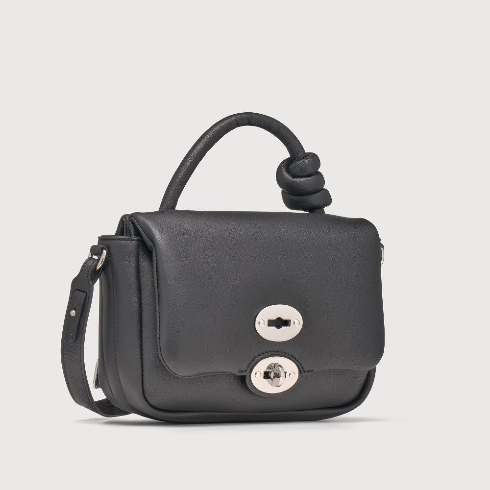Zanellato BORSA ELLA SOFT SMALL IN PELLE LISCIA BLACK NERO | Zanellato