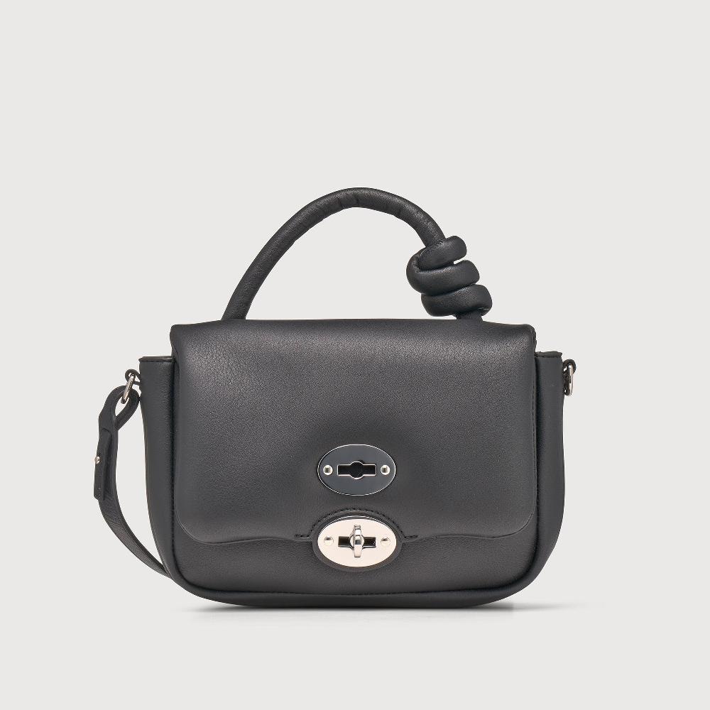 Zanellato BORSA ELLA SOFT SMALL IN PELLE LISCIA BLACK NERO | Zanellato