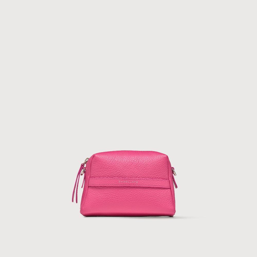 Zanellato BORSA MATRIOSKA UNICA IN PELLE MARTELLATA ROSE ORCHIDEA MULTI | Zanellato