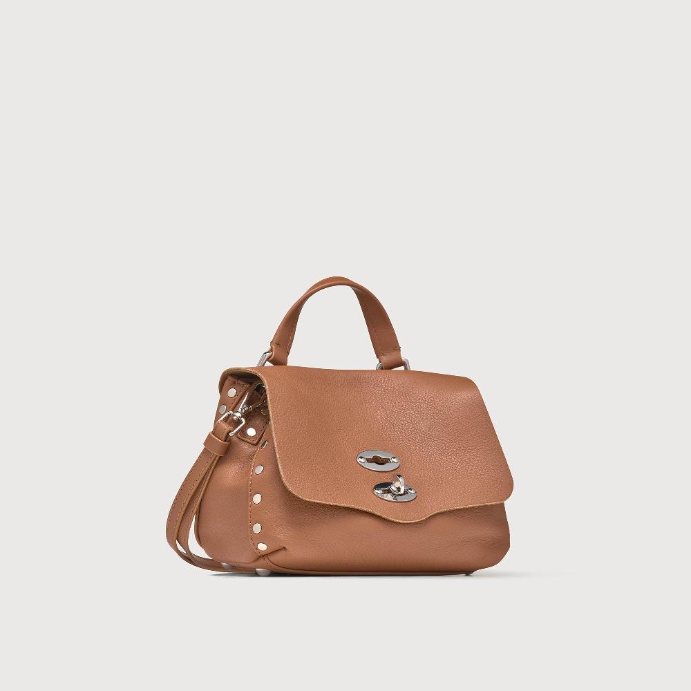 Zanellato BORSA POSTINA® BABY IN PELLE LISCIA BEIGE GENCO | Zanellato