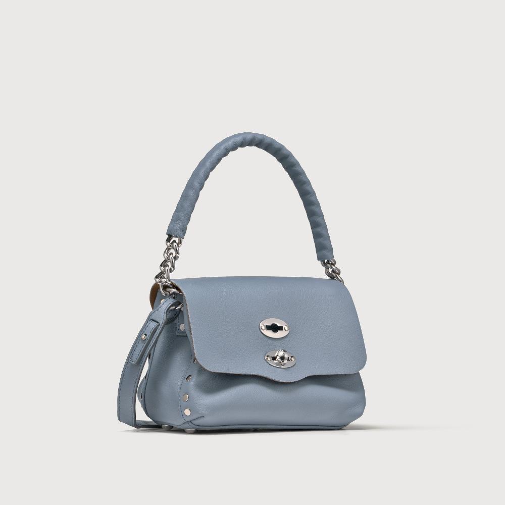 Zanellato BORSA POSTINA® BABY IN PELLE LISCIA BLUE GRAN LAGUNA | Zanellato